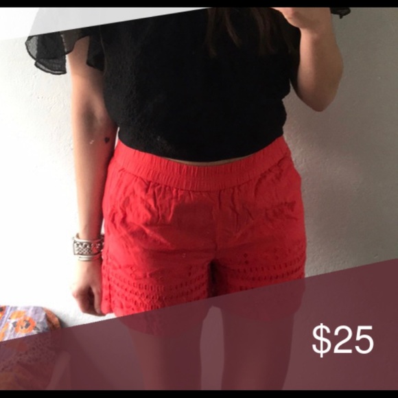 J.Crew Eyelet High Waist Shorts Sz:XXS - Picture 1 of 8